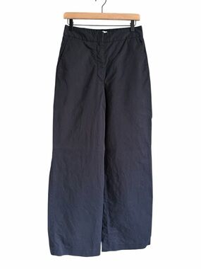 Wilfred High Rise Full Length Wide Leg Pants Black